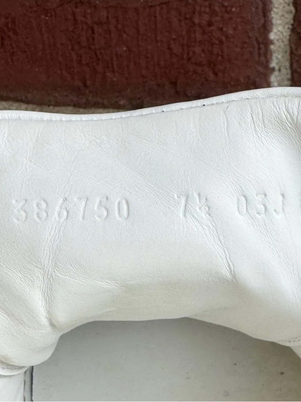 GUCCI Ace Sneakers Men’s Size 8 White Leather Low Top Lace Up - Picture 7 of 10